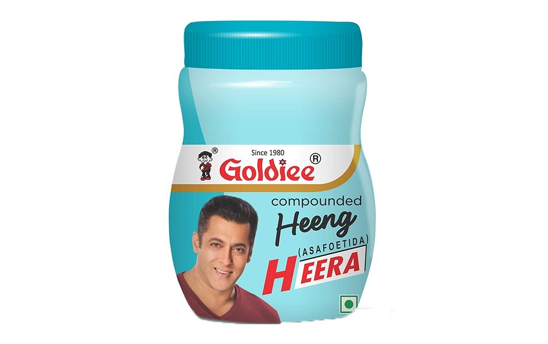 Goldiee Compounded Heeng (Asafoetida) Heera   Plastic Jar  100 grams